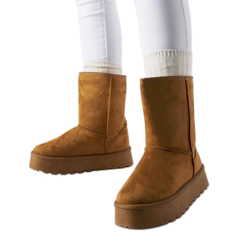 Cizme de zăpadă înalte maro Summit