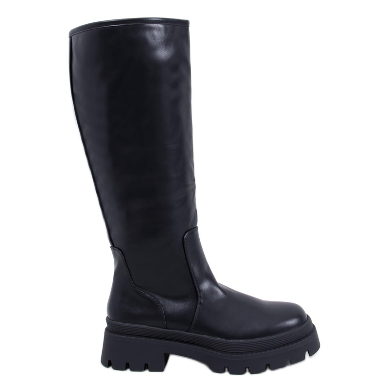 Cizme Dillard Black cu talpa groasa negru Cizme Dillard Black cu talpa groasa negru