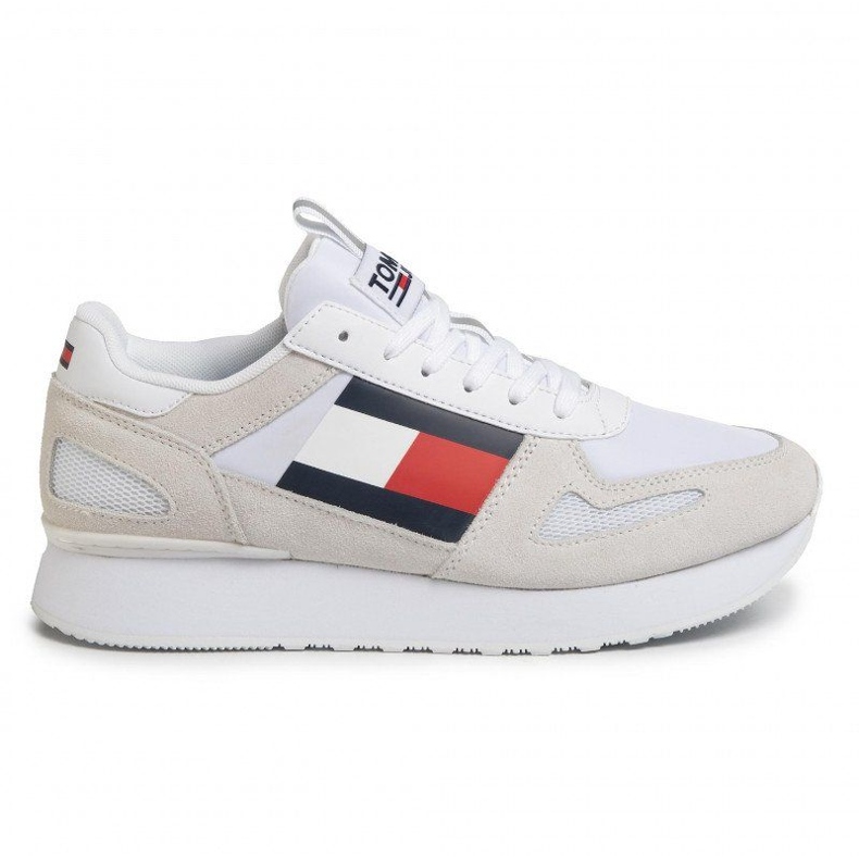 Tommy Hilfiger Pantofi Tommy Jeans Runner M EM0EM00410-YBS alb