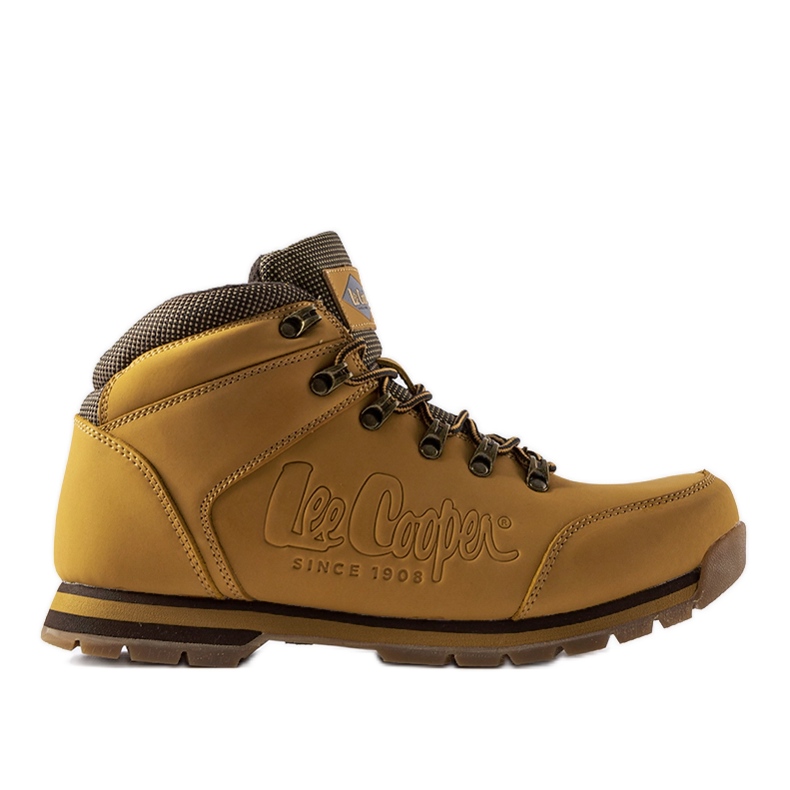 Pantofi din piele maro Lee Cooper LCJ-20-01-012