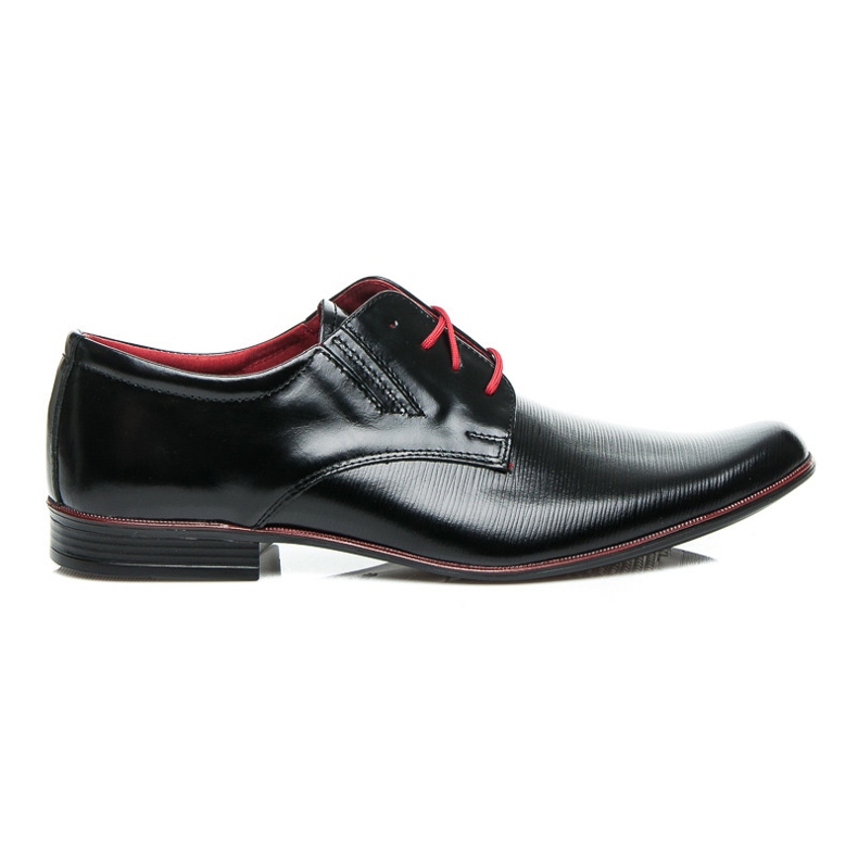 Lucca Brogues din piele pentru bărbați negru