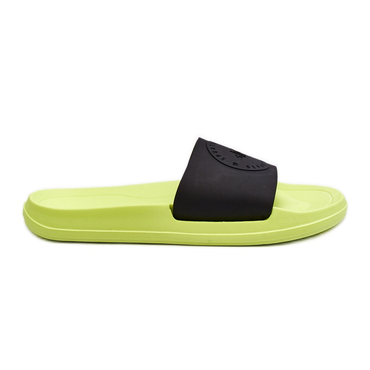 Flip-flops pentru bărbați 4F 4FSS23FFLIM075-72S Lime și negru