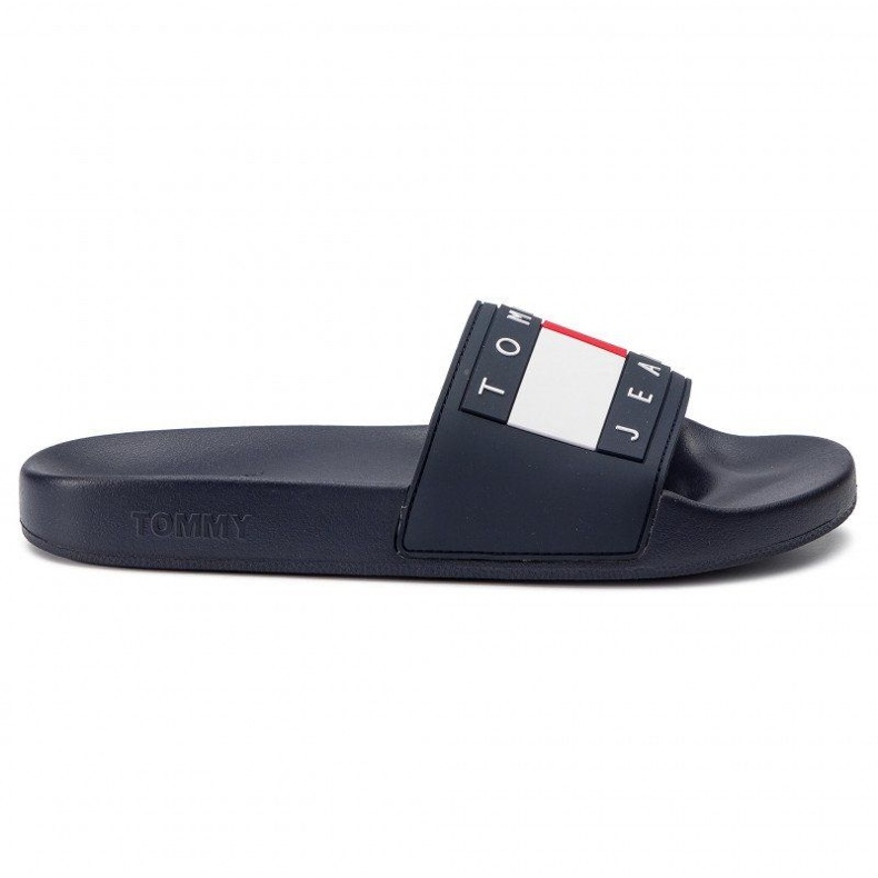 Tommy Hilfiger Șlapi Tommy Jeans Flag Pool Slide M EM0EM00284-403 albastru