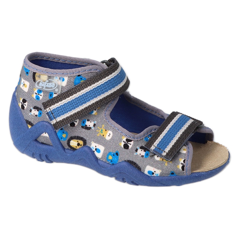 Pantofi copii Befado galbeni 350P034 gri