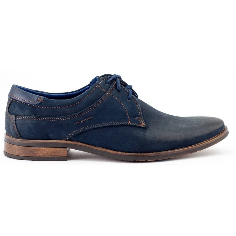 KOMODO Pantofi bărbați eleganți 877 bleumarin albastru