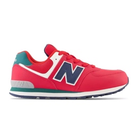 Pantofi New Balance Jr GC574CU roșu Pantofi New Balance Jr GC574CU roșu