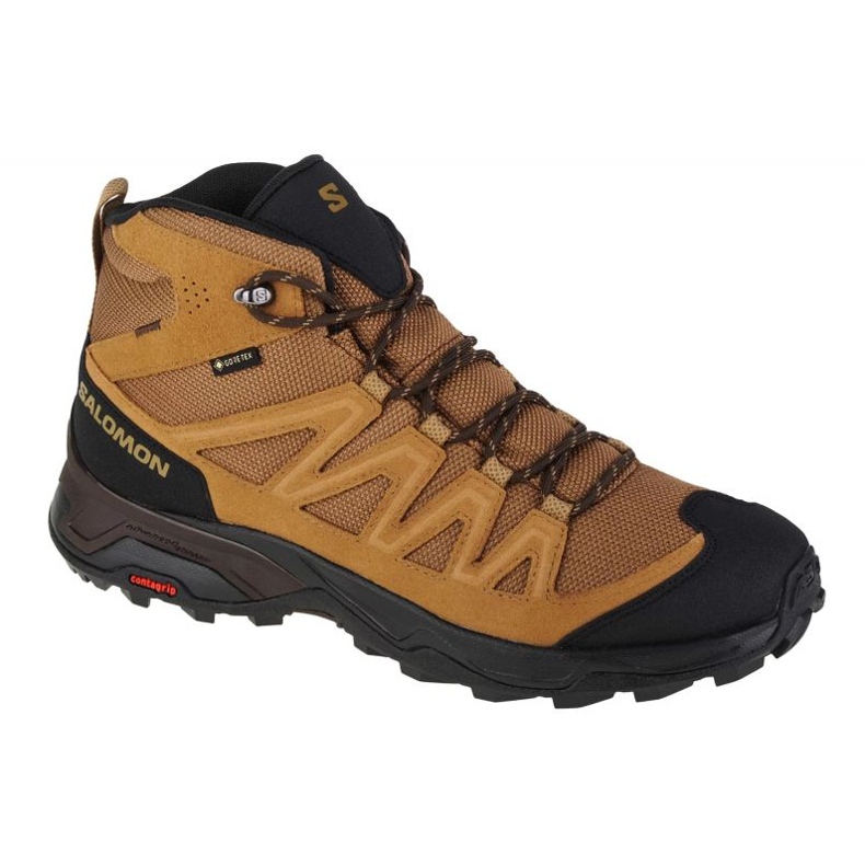 Pantofi Salomon X Ward Leather Mid Gtx M 471818 maro