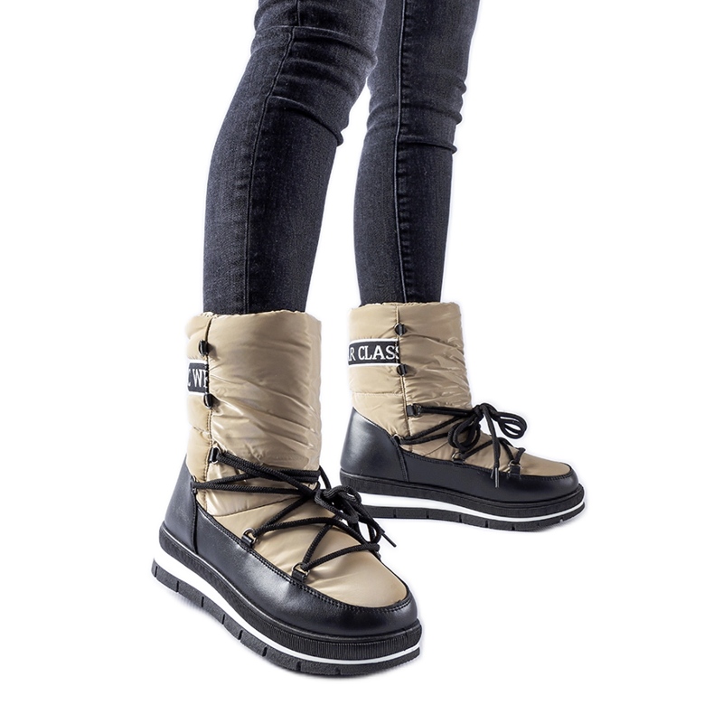 Cizme de zapada cu platforma Vineyard bej inchis Cizme de zapada cu platforma Vineyard bej inchis