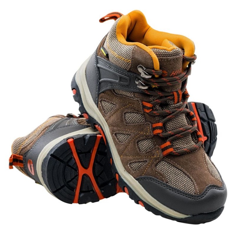 Pantofi de trekking Hi-Tec Kaori Mid Wp Jr 92800210831 maro Pantofi de trekking Hi-Tec Kaori Mid Wp Jr 92800210831 maro