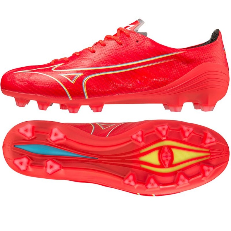 Pantofi Mizuno Morelia Alpha Elite Md M P1GA236264 roșu
