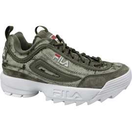 Pantofi Fila Disruptor S Low W 1010555-50I verde Pantofi Fila Disruptor S Low W 1010555-50I verde
