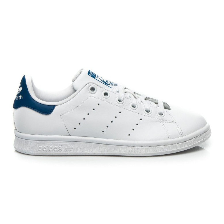 Adidas Stan Smith alb albastru marin