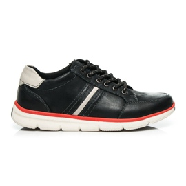 Mazaro Pantofi sport din piele negru Mazaro Pantofi sport din piele negru