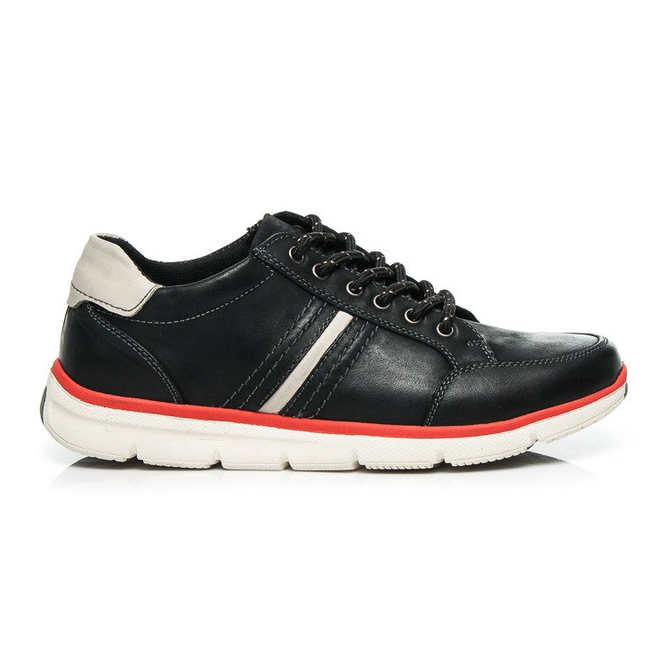 Mazaro Pantofi sport din piele negru