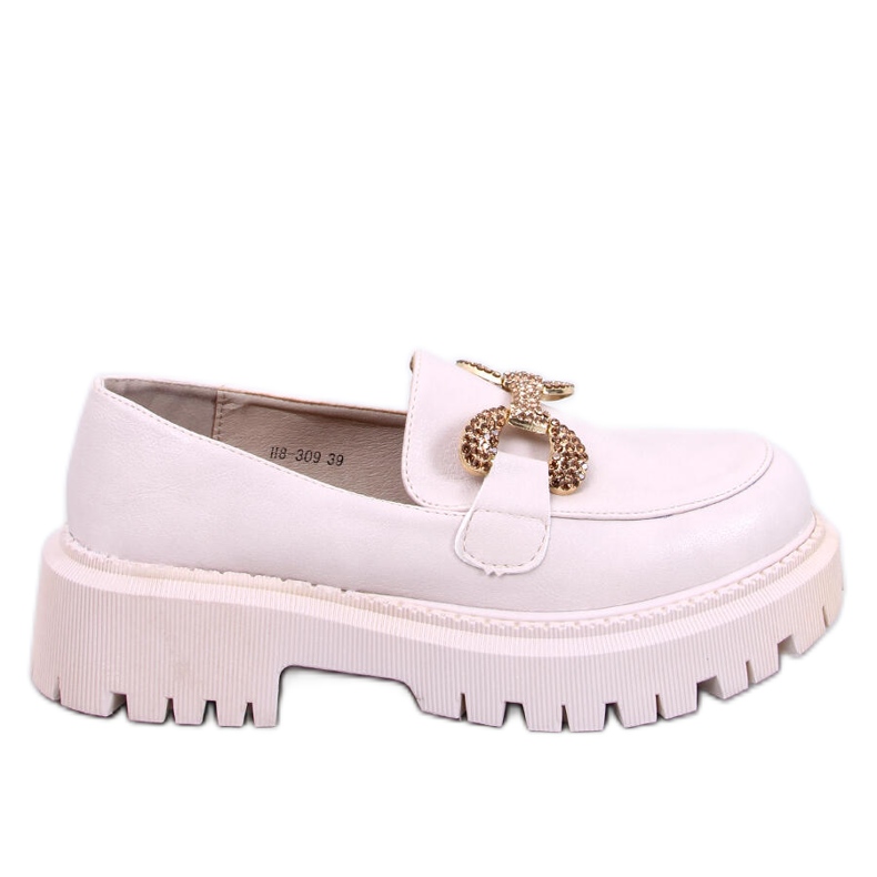 Mocasini cu platformă Buess Beige bej