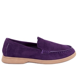 Mocasini moi de damă de la Justt Purple violet