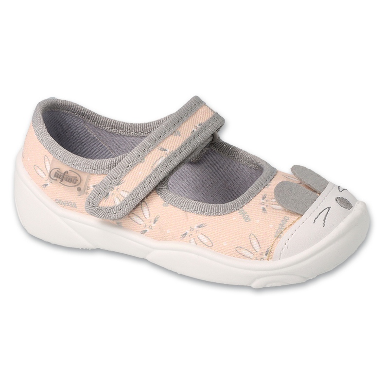 Papuci copii Befado cu velcro 209P036 bej Papuci copii Befado cu velcro 209P036 bej