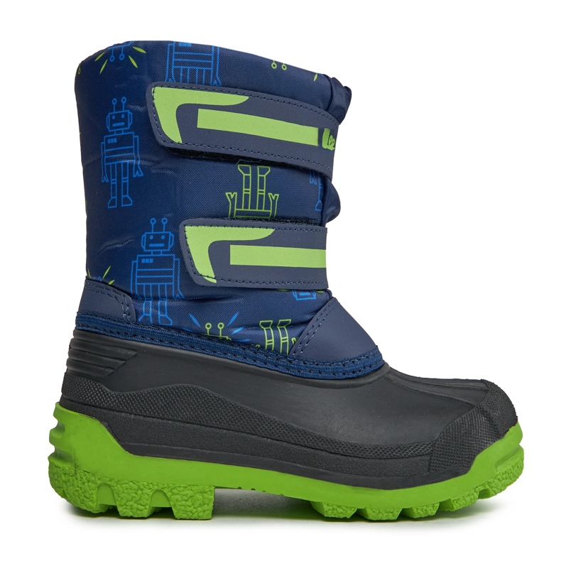 Cizme de zăpadă Lee Cooper negri LCJ-23-44-2006K NAVY/FUCHSIA negru