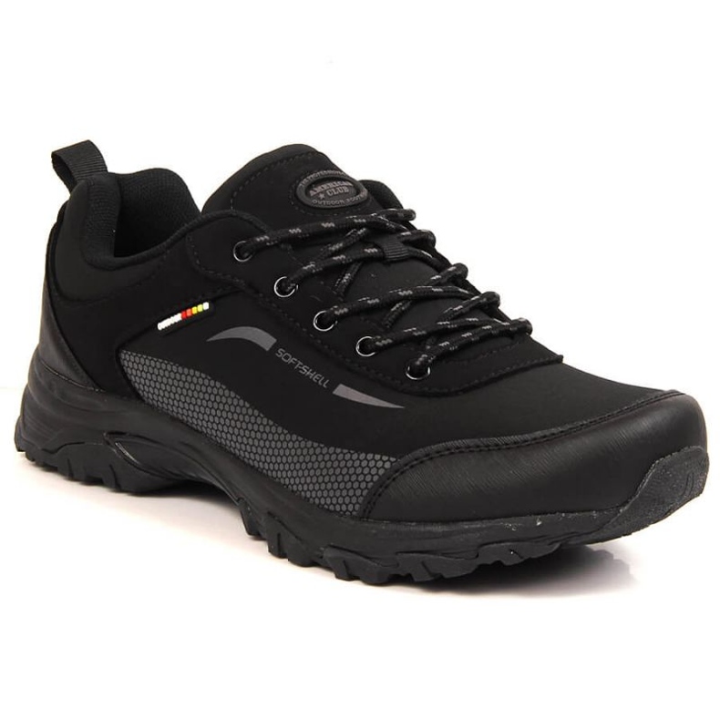 Pantofi de trekking impermeabili American Club M AM907, negri negru