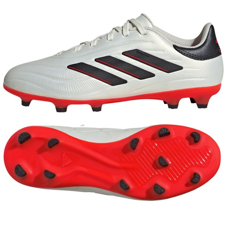 Pantofi de fotbal adidas Copa Pure.2 League Fg Jr IE4987 alb