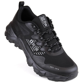 Pantofi sport trekking barbati negri Big Star LL174127 negru Pantofi sport trekking barbati negri Big Star LL174127 negru