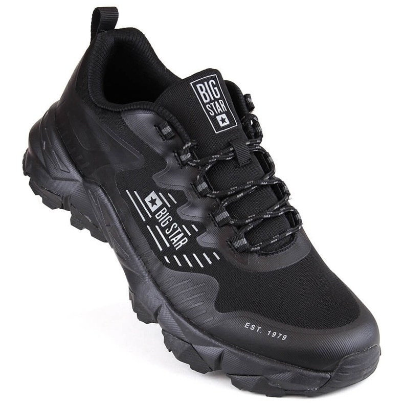 Pantofi sport trekking barbati negri Big Star LL174127 negru