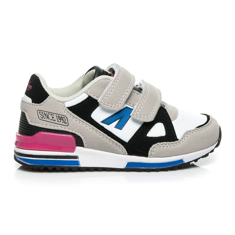 American Club Pantofi sport Velcro gri