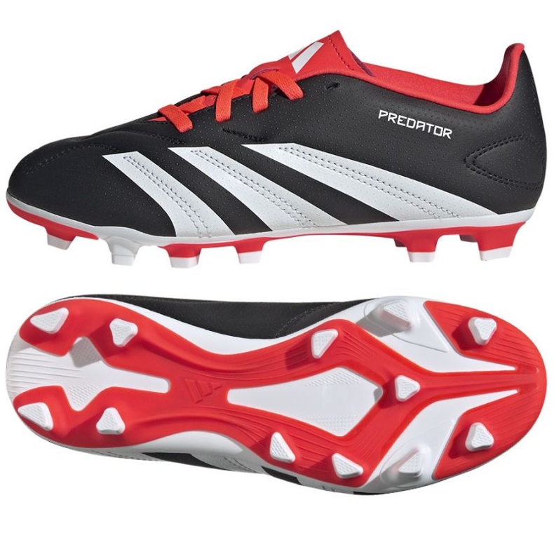 Pantofi Adidas Predator Club L FxG Jr IG5429 negru Pantofi Adidas Predator Club L FxG Jr IG5429 negru
