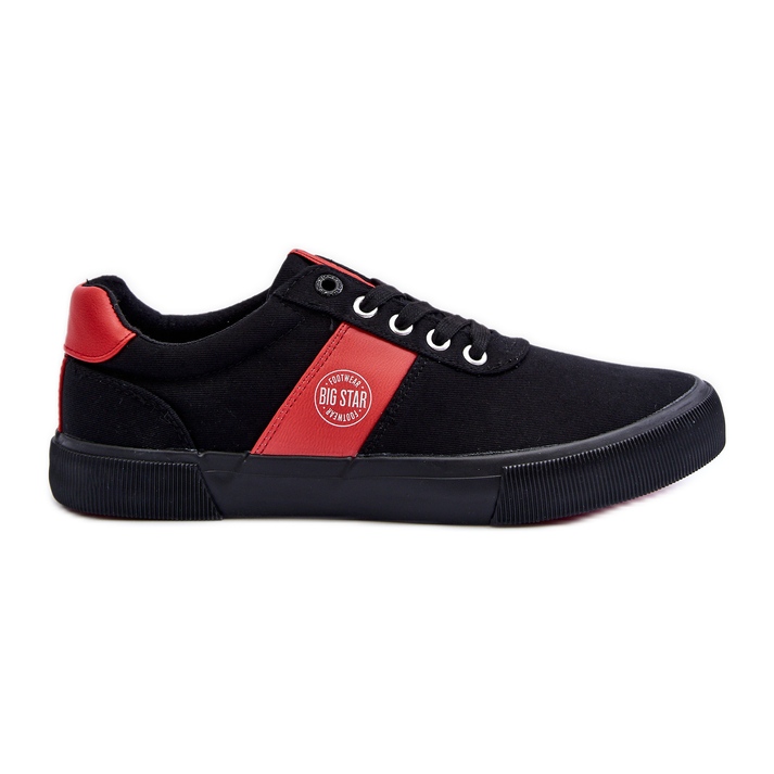 Pantofi de sport pentru bărbați Big Star JJ174255 Negri negru Pantofi de sport pentru bărbați Big Star JJ174255 Negri negru