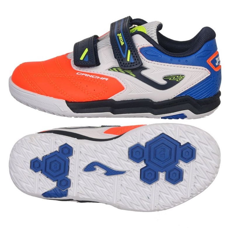 Pantofi de fotbal Joma Cancha 2408 Jr CAJS2408INV multicolor Pantofi de fotbal Joma Cancha 2408 Jr CAJS2408INV multicolor