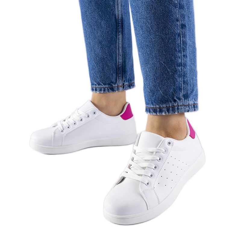 Tenisi Bourassa albi și roz