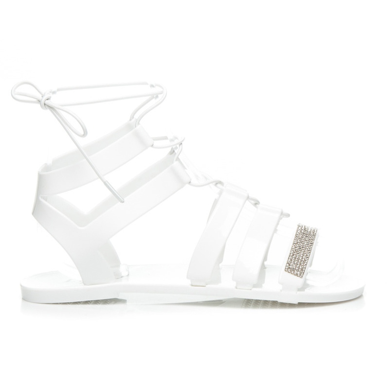 L. Day Romani de cauciuc alb