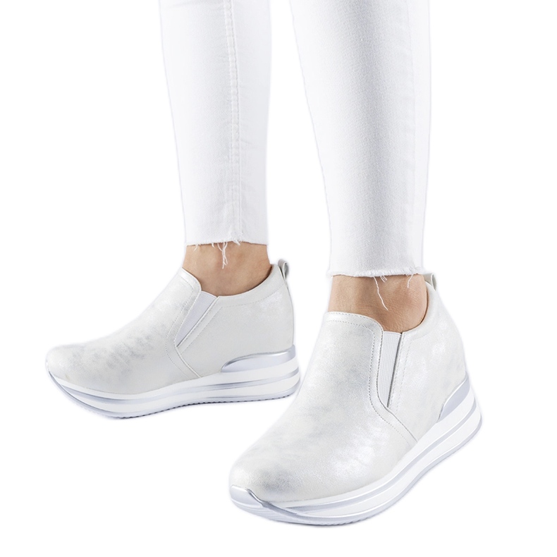 Tenisi Alquippa argintii cu pană Tenisi Alquippa argintii cu pană