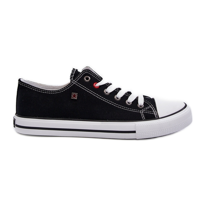 Pantofi de sport joasă pentru bărbați Big Star T174103 negru Pantofi de sport joasă pentru bărbați Big Star T174103 negru