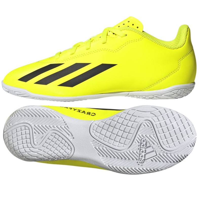 Pantofi Adidas X Crazyfast Club In Jr IF0710 galben Pantofi Adidas X Crazyfast Club In Jr IF0710 galben