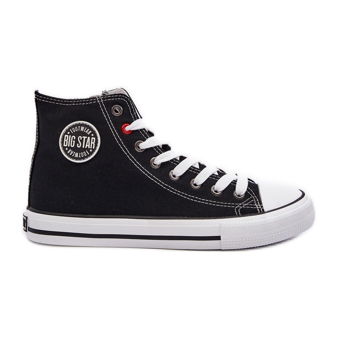 Pantofi de damă clasici înalți Big Star T274027 Negri negru