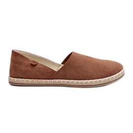 Espadrile din piele intoarsa de dama maro Vulcano Espadrile din piele intoarsa de dama maro Vulcano
