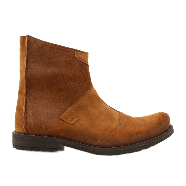 Olivier Cizme barbati piele 553KZ rosii maro