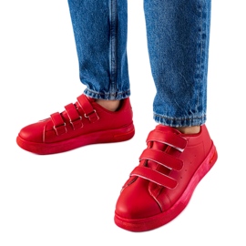 Adidași roșii cu închidere cu velcro de la Paré roșu Adidași roșii cu închidere cu velcro de la Paré roșu
