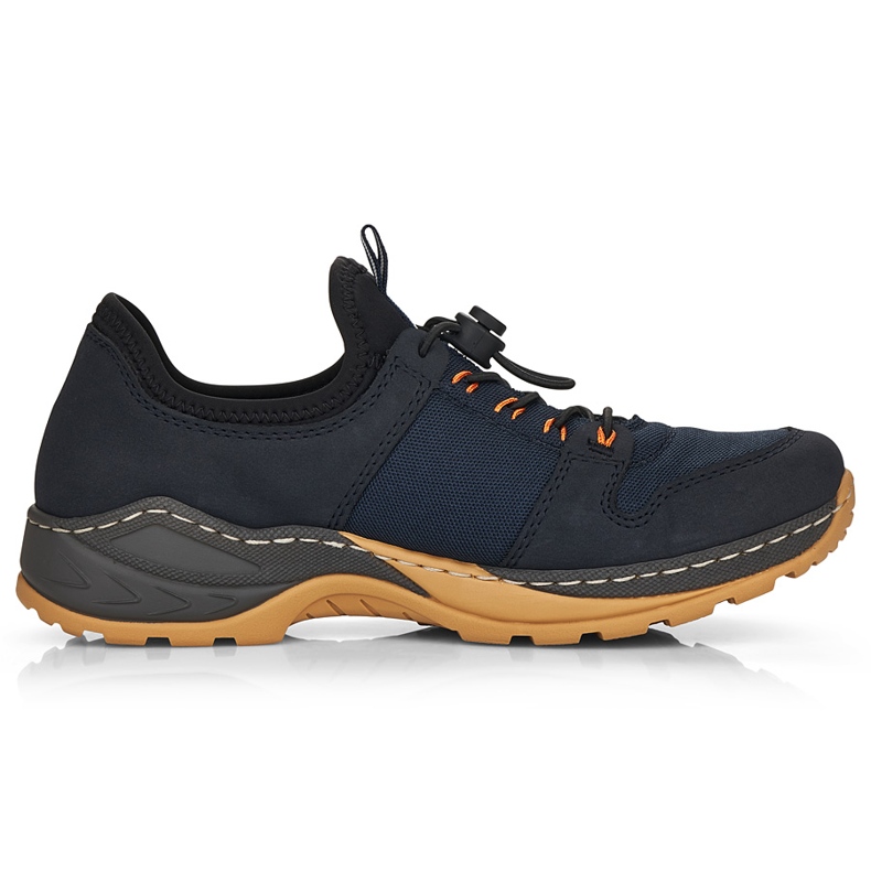 Pantofi sport confortabili pentru damă, bleumarin, Rieker M0564-14 albastru