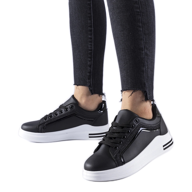 Tenisi negri cu platformă Mayfield negru