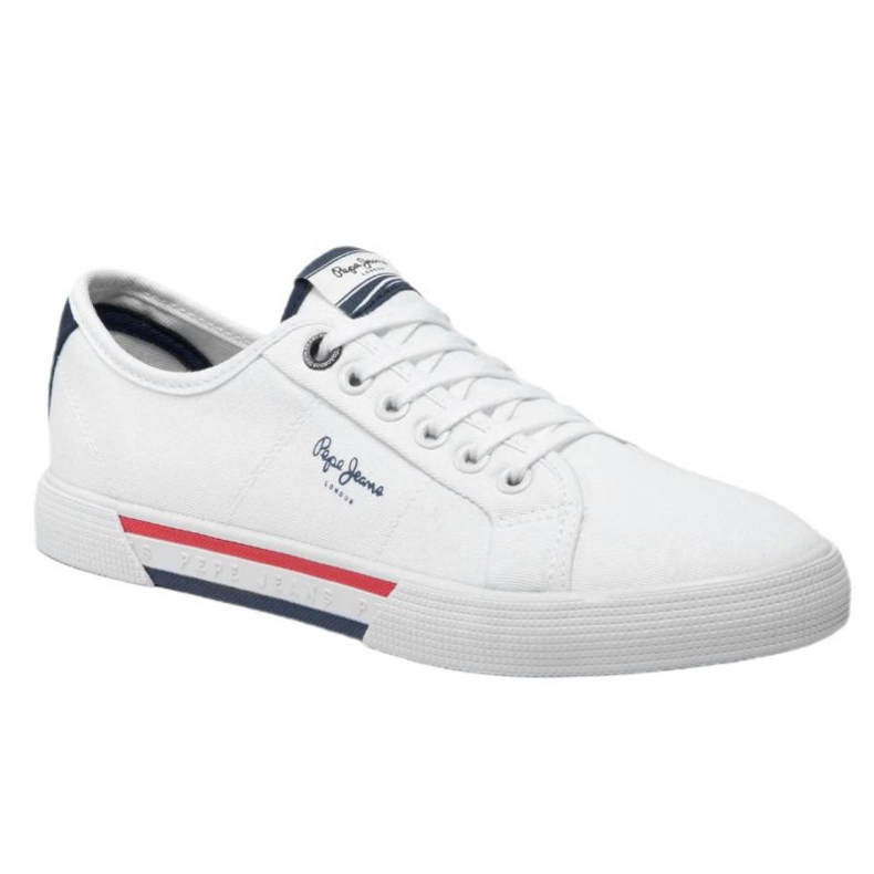 Pantofi Pepe Jeans Brady Basic M PMS30816 alb