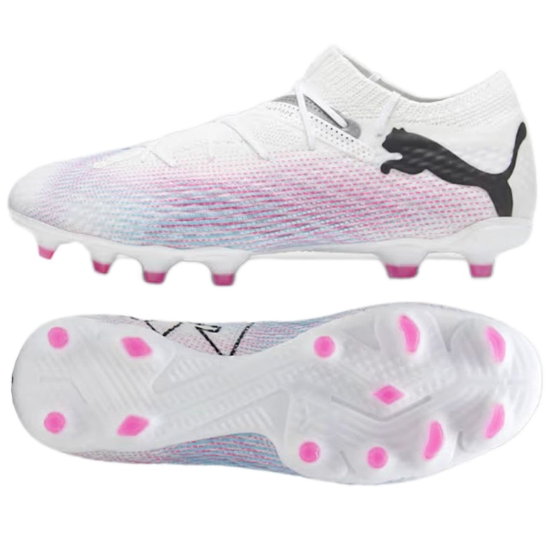 Pantofi Puma Future 7 Pro+ FG/AG M 107705 01 alb