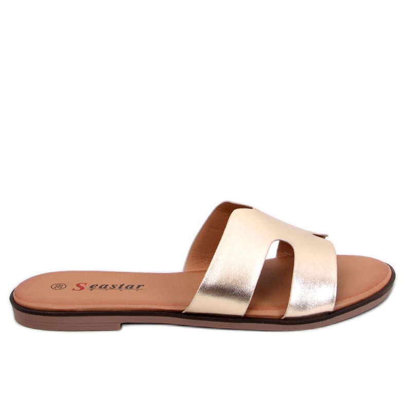 Seastar Șlapi Palfre Gold pentru damă de aur Seastar Șlapi Palfre Gold pentru damă de aur