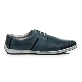Lucca Pantofi din piele albastru Lucca Pantofi din piele albastru