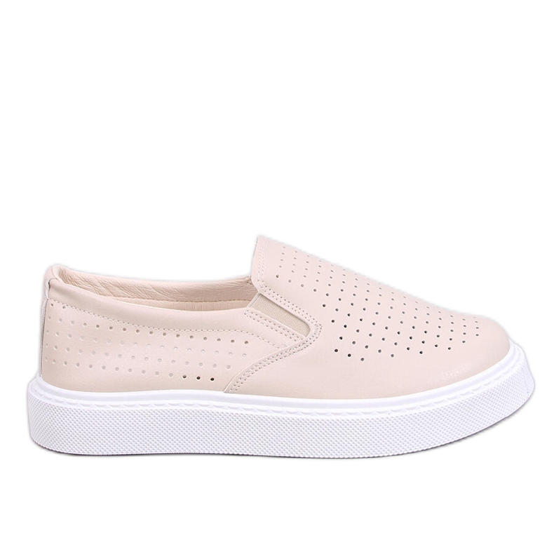 Tenisi slip-on Towns bej ajurat