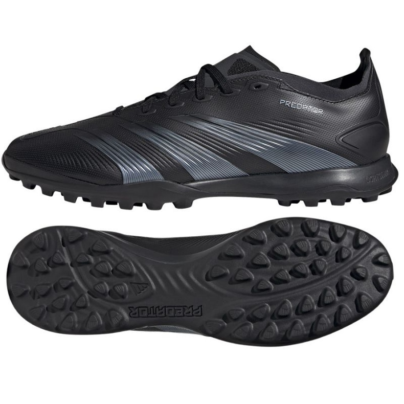 Pantofi de fotbal Adidas Predator League L Tf M I2614 negru Pantofi de fotbal Adidas Predator League L Tf M I2614 negru