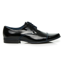 Lucca Pantofi din piele lucioasă negru