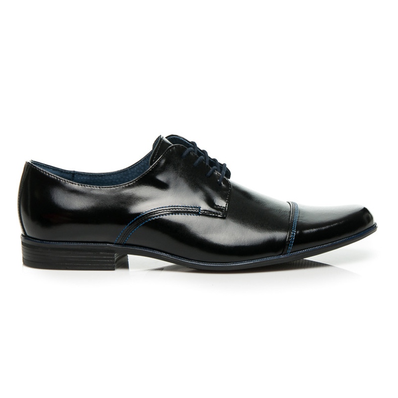 Lucca Pantofi din piele lucioasă negru
