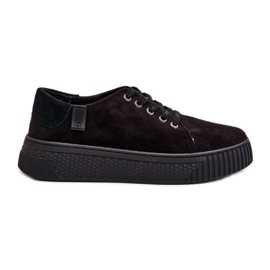Pantofi de damă Big Star NN276005 Memory Foam System Negri negru